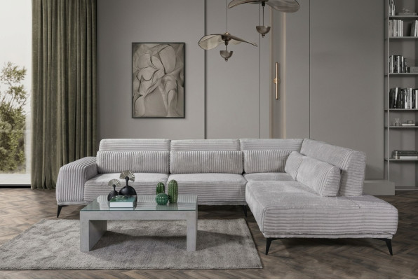 Elegante sofá de esquina en forma de L de lujo Sala de estar Sofás Sofás de sala de estar.