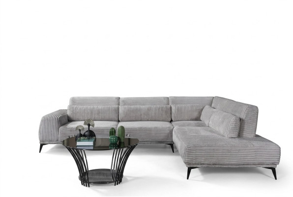 Elegante sofá de esquina en forma de L de lujo Sala de estar Sofás Sofás de sala de estar.