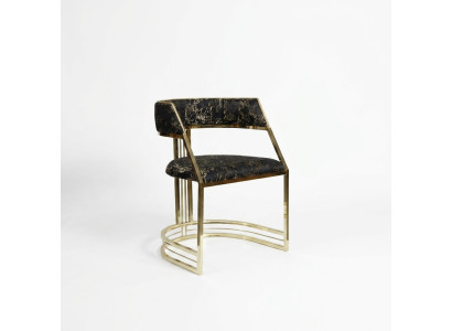 Silla de acero inoxidable negro, muebles de comedor modernos, silla tapizada sillas