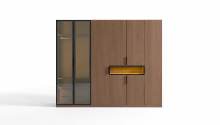 Armario de alta calidad Muebles exclusivos para dormitorio Armarios LED