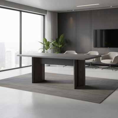 Mesa de comedor de diseño Muebles modernos en gris exclusivos novedosos
