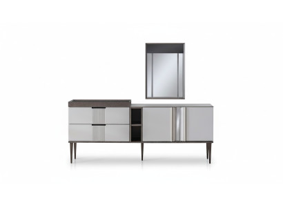 Lujo Conjunto de comedor Exclusive Aparador con 2 espejos Set Novedad