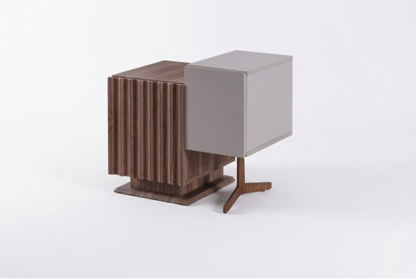 Mesa de noche de lujo estilo muebles de dormitorio modernos exclusivos de mesa auxiliar