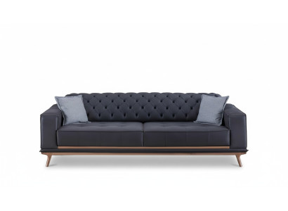 Sofá de 4 plazas Diseño Sofás Tapizado Textil Relax Asiento Mueble Moderno