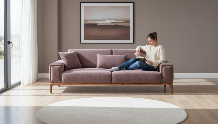 Sofá moderno de 3 plazas, sofá reclinable de lujo, sofá de 3 plazas para sala de estar.