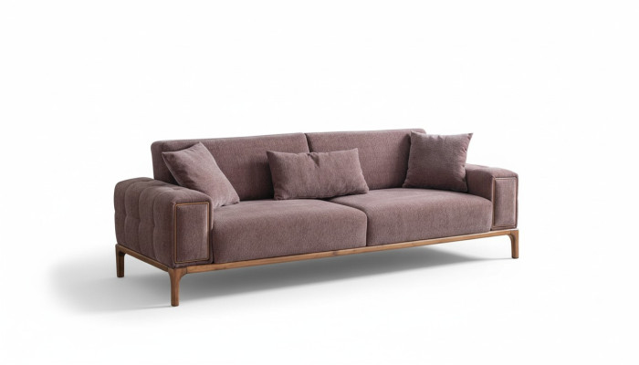 Sofá moderno de 3 plazas, sofá reclinable de lujo, sofá de 3 plazas para sala de estar.