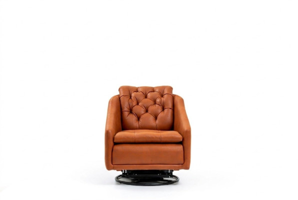 Sillón moderno para sala de estar, estilo naranja, muebles de diseñador, sala de estar del club de la sala de estar 75x90.