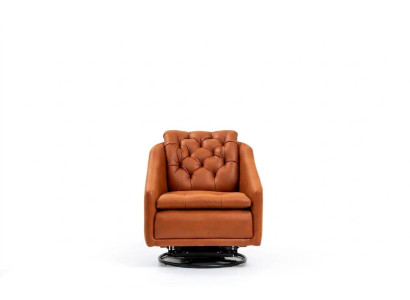 Sillón moderno para sala de estar, estilo naranja, muebles de diseñador, sala de estar del club de la sala de estar 75x90.