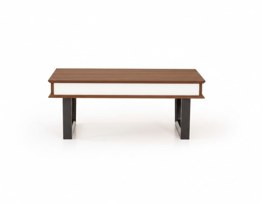 Mesa de centro moderna para sala de estar de lujo de madera estilo muebles mesas auxiliares.