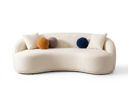 Sofá de diseño Sofás semicirculares Sofá de lujo Muebles tapizados Sofá de 4 plazas xxl big