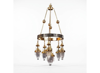 Lámpara de techo, candelabro, lámpara colgante, sala de estar, lujo, brillo, luminaria