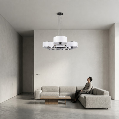 Lámpara de techo Lámpara moderna Sala de estar con luz de techo de lujo.