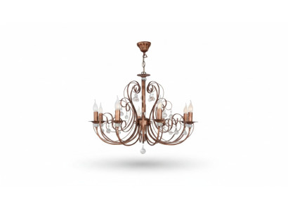 Lámpara colgante moderna de lujo de cristal de 89x70.