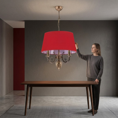 Lámpara de araña Luces clásicas Lámparas Lámpara 50x80 Lámpara colgante