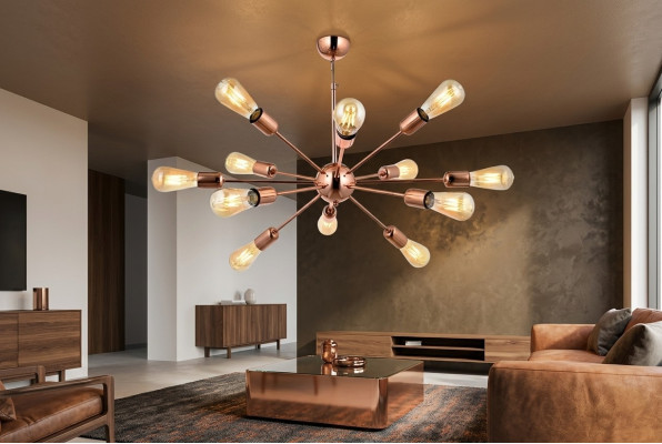 Lámpara de techo moderna para el salón de casa Nueva lujosa para el estilo.