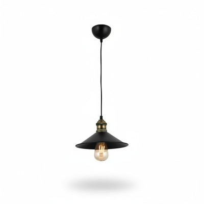 Lámpara de techo Una moderna lámpara colgante de salón de lujo en negro nuevo