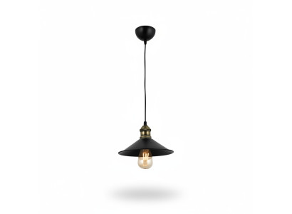 Lámpara de techo Una moderna lámpara colgante de salón de lujo en negro nuevo