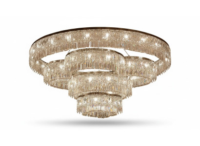 Candelabro Para el vestíbulo de cristal brillante nuevo Lujo interior Nuevo