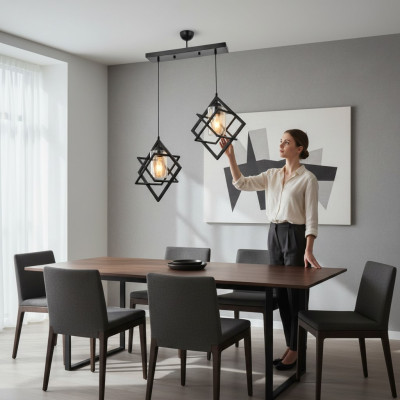 Lámpara de techo lámpara de techo lámparas lámparas sala de estar vidrio brillante estilo