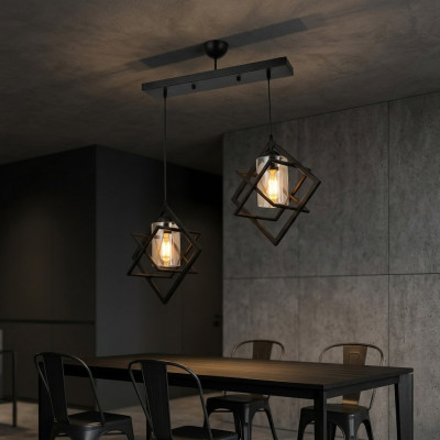 Lámpara de techo lámpara de techo lámparas lámparas sala de estar vidrio brillante estilo