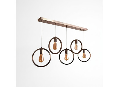 Lámpara colgante negra elegante lámpara de techo 70x90 cm lámpara de sala de estar.