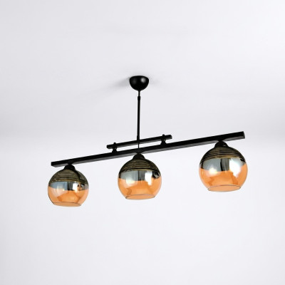 Lámpara de techo, luz negra, lámpara de lujo para la sala de estar, lámpara colgante 20x65.