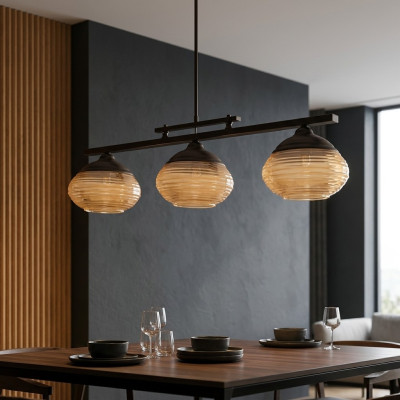 Lámpara de techo para la cocina o la sala de estar. Lámpara de lujo de diseño moderno.