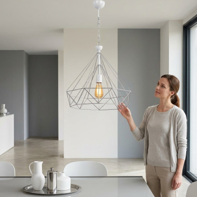 Lámpara de techo lámpara de techo lámpara luz iluminación sala de estar 45x80 lámparas