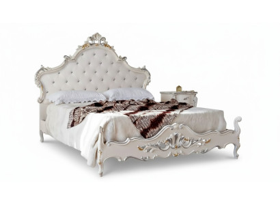 Cama tapizada diseño lujo camas dobles Chesterfield muebles de madera armarios