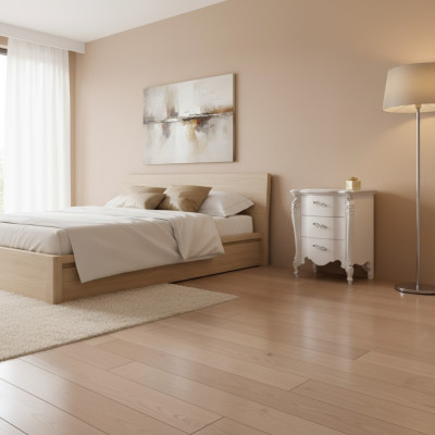 Moderno mesita de noche de diseñador con 3 cajones gabinete de madera muebles diseño nuevo.