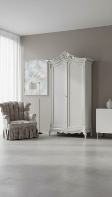 Estilo de muebles Armario clásico Armario de dormitorio de madera Armario