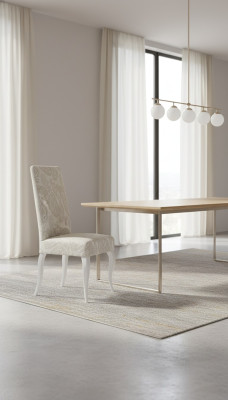 Silla de comedor de lujo Silla de madera clásica Sillas de estilo italiano