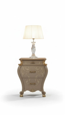 Consolas de noche Mesita de noche Beige Mesitas de noche Muebles