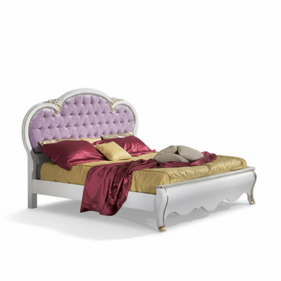 Acolchado para cama Diseño de camas dobles de hotel Chesterfield de lujo Muebles de madera Cama