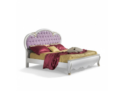 Acolchado para cama Diseño de camas dobles de hotel Chesterfield de lujo Muebles de madera Cama