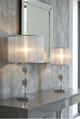 Lámpara de mesa clásica candelabro exclusivo lámpara de noche.