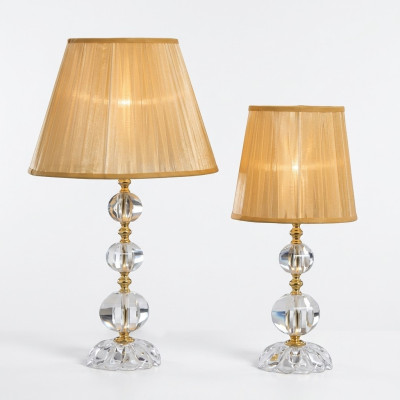 Lámpara de pie de cristal moderna, lámpara de mesa de lujo, lámpara de diseño de escritorio.