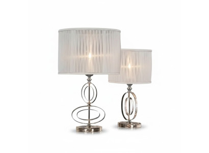 Lámpara de mesa blanca Lámpara de araña de cristal Clásico Candelabro de araña