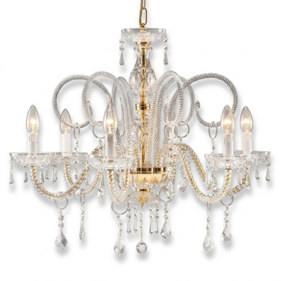 Lámpara de techo de lujo candelabro lámpara de cristal luces de lámpara.