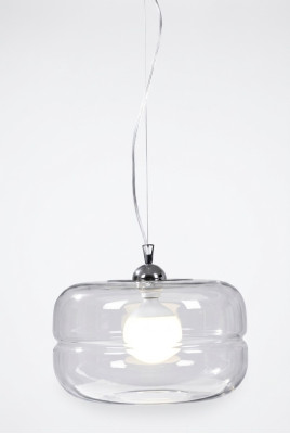 Moderna lámpara colgante transparente candelabro de techo diseño.