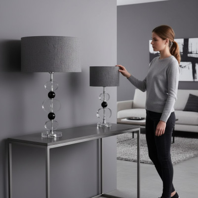 Lámpara de mesa Candelabro de cristal Cuerpos de iluminación contemporáneos Lámparas de mesa