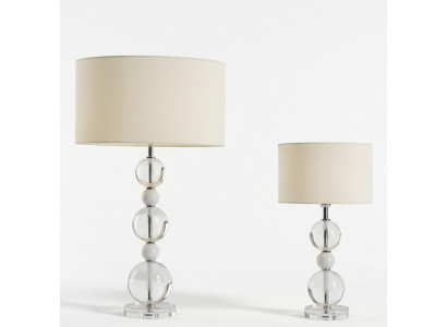Lámpara de mesa, lámpara de mesa, candelabro de cristal, lámpara de mesa moderna.