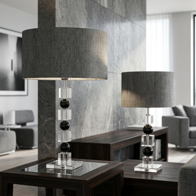 Estilo art déco lámpara de mesa lámpara candelabro cristal lámparas de mesa