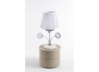 Lámpara de mesa de araña de cristal Cuerpos de iluminación contemporáneos Lámpara de mesa Lámpara