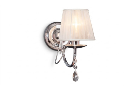 Lámpara de pared gris en estilo antiguo, lámpara de pared estilo candelabro, lámpara de diseñador nueva.