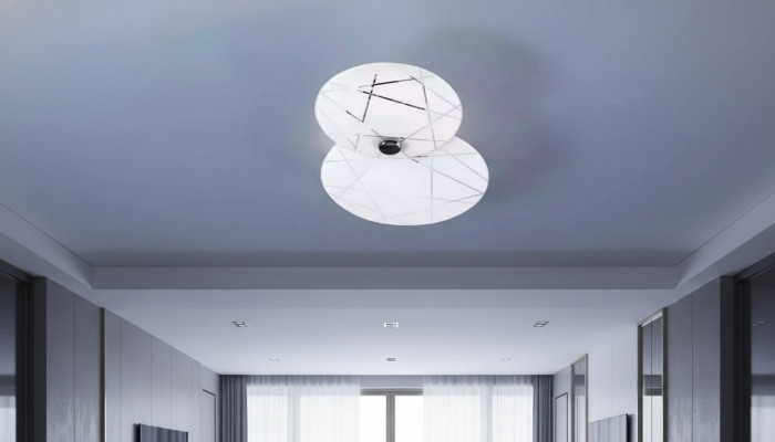 Iluminación de techo blanco Lujo Lámpara de araña Lámpara moderna de lujo Nueva