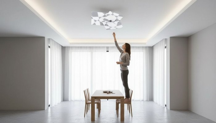 Lámparas colgantes de techo de lujo, estilo de candelabro con 3 lámparas, elegante.