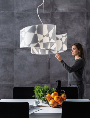 Lámpara de techo elegante Lámpara colgante moderna para cocina 2x lámparas diseño