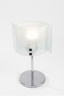 Lámpara de mesa moderna de cristal candelabro iluminación lámpara de sala de estar.