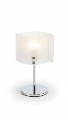 Moderna lámpara de mesa blanca, lujosa lámpara de iluminación candelabro elegante.